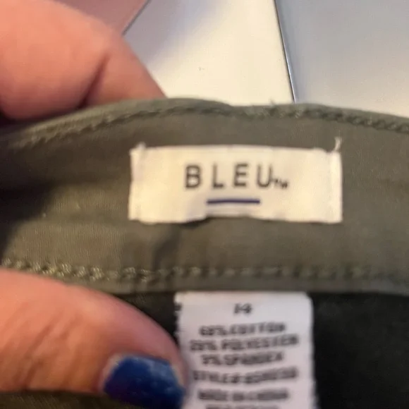 Skinny Olive Cargo Pants - Picture 5 of 5